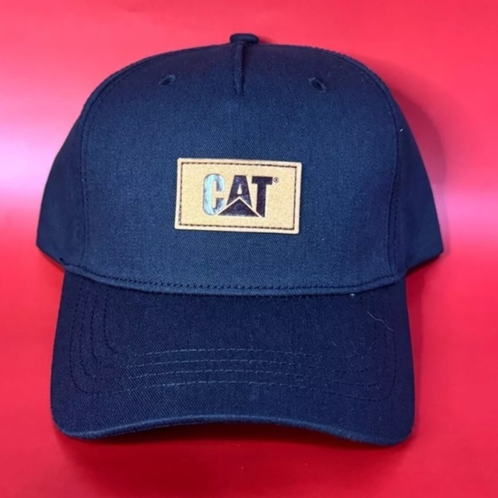 Caterpillar Baseball cap with CAT Patch logo Black NEW WITH TAGS